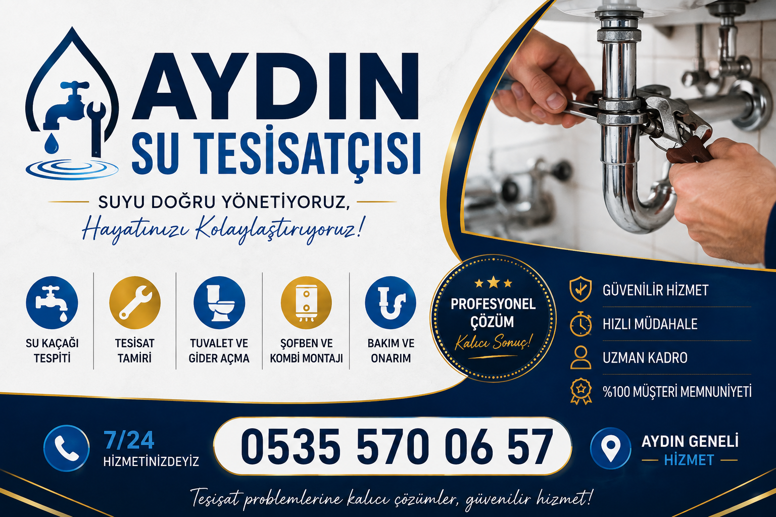 aydın su tesisatçısı