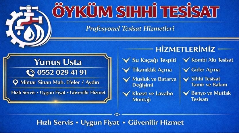 aydın su tesisatçısı